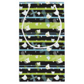 Niedliches Muster mit wenigen Bären Kleine Geschenktüte (Rückseite)