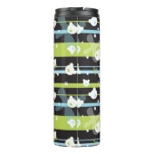 Niedliches Muster mit wenigen Bären Thermosbecher (Rückseite)