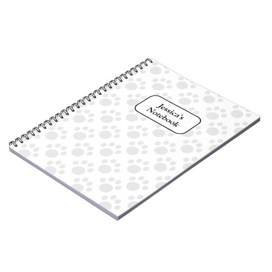 Niedliches Muster Notizblock (Linke Seite)