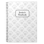 Niedliches Muster Notizblock (Vorderseite)