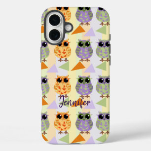 Niedliches Muster Owls Case-Mate iPhone 16 Fall Plus Hülle