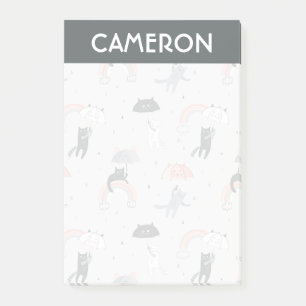 Niedliches Muster Post-it Klebezettel