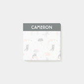 Niedliches Muster Post-it Klebezettel (Vorderseite)