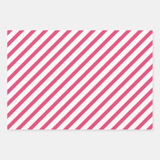 Niedliches Muster Rosa Farbige Blume Wasserfarbe Geschenkpapier Set (Vorderseite 2)