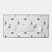 Niedliches Muster Schreibtischunterlage (Tastatur & Maus)