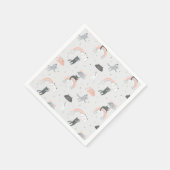 Niedliches Muster Serviette (Ecke)