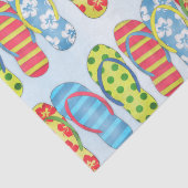 Niedliches Muster Sommerschlichte Flip Flops Seidenpapier (Detail)