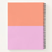 Niedliches Muster-Spiral-Notebook mit mehreren Blu Notizblock (Rückseite)