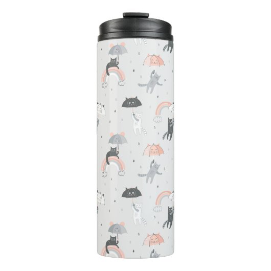 Niedliches Muster Thermosbecher (Vorderseite)