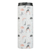 Niedliches Muster Thermosbecher (Rückseite)