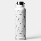 Niedliches Muster Trinkflasche (Rückseite)