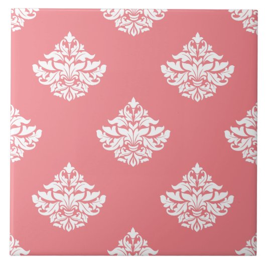 Niedliches Muster Viktorianisch schönes künstleris Fliese (Vorderseite)