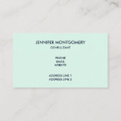 Niedliches Muster von Whimsikvögeln Visitenkarte (Rückseite)