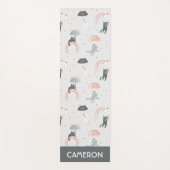 Niedliches Muster Yogamatte (Vorderseite)