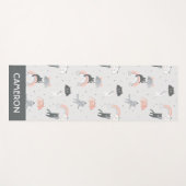 Niedliches Muster Yogamatte (Vorderseite (Horizontal))