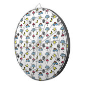 niedliches Musterwetter Dartscheibe (Vorderseite rechts)