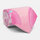 Niedliches Mythisches Rosa Einhorn Regenbogen Wass Krawatte (Gerollt)