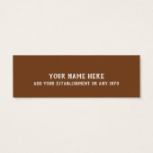 Niedliches nächtliches Lesezeichen (Rückseite)