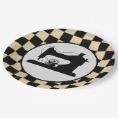 niedliches Nähen des Party Pappteller (Schrägansicht)