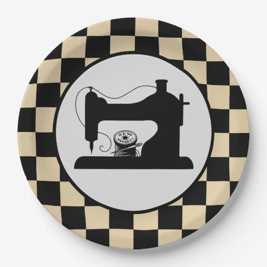 niedliches Nähen des Party Pappteller (Vorderseite)