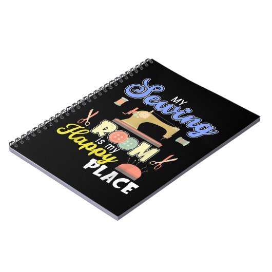 Niedliches Nähen von Quiltern Notizblock (Linke Seite)