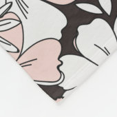 Niedliches Nahtloses Ditsy-Muster. Farbenfrohe Blu Fleecedecke (Ecke)