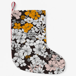 Niedliches Nahtloses Ditsy-Muster. Farbenfrohe Blu Kleiner Weihnachtsstrumpf