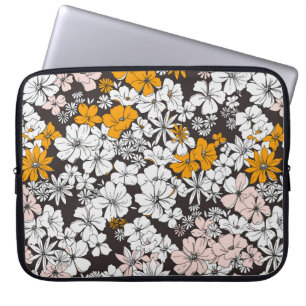 Niedliches Nahtloses Ditsy-Muster. Farbenfrohe Blu Laptopschutzhülle