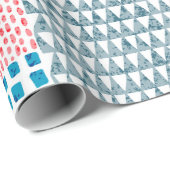 Niedliches nahtloses Muster im Patchwork-Stil. Ein Geschenkpapier (Rolleneckpunkt)