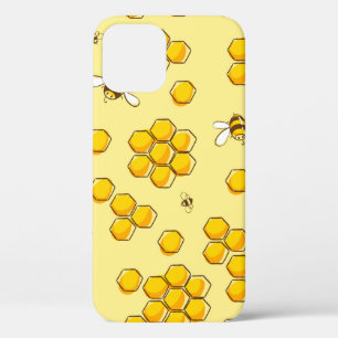 Niedliches nahtloses Muster mit fliegenden Bienen. Case-Mate iPhone Hülle