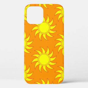 Niedliches nahtloses Sonnenmuster. Doodle Hand gez Case-Mate iPhone Hülle