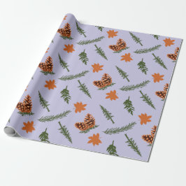 Niedliches Nahtloses Umhüllungspapier: Fall Leaf u Geschenkpapier