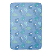 Niedliches Narwhal-Muster Badematte (Vorderseite Vertikal)