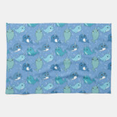 Niedliches Narwhal-Muster Geschirrtuch (Horizontal)