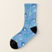 Niedliches Narwhal-Muster Socken (Links - Außen)