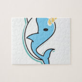 Niedliches Narwhal Puzzle (Horizontal)