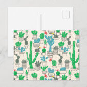 Niedliches natürliches Blumenmuster Postkarte (Vorne/Hinten)