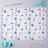 Niedliches Nautic Sailing Seidenpapier (Basteln)