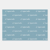 Niedliches Nautical Lighthouse Boat Kid Muster Par Geschenkpapier Set (Vorderseite 2)