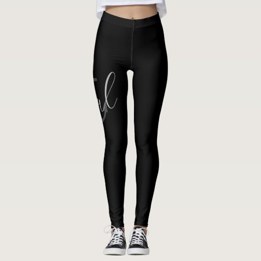 niedliches nautisches ANCHOR-SOUL | Leggings (Vorderseite)