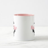 niedliches, nautisches NAUTI LIFE-Skript mit Anker Tasse (Zentrum)