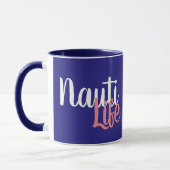 niedliches, nautisches NAUTI LIFE-Skript mit Anker Tasse (Links)