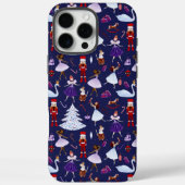 Niedliches Navy Nutcracker Weihnachtsmuster Case-Mate iPhone Hülle (Rückseite)