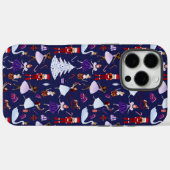 Niedliches Navy Nutcracker Weihnachtsmuster Case-Mate iPhone Hülle (Rückseite (Horizontal))