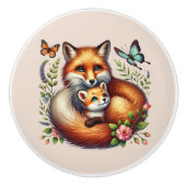 Niedliches Nebelwaldtier Keramikknauf (Vorderseite)