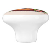 Niedliches Nebelwaldtier Keramikknauf (Seitenansicht)