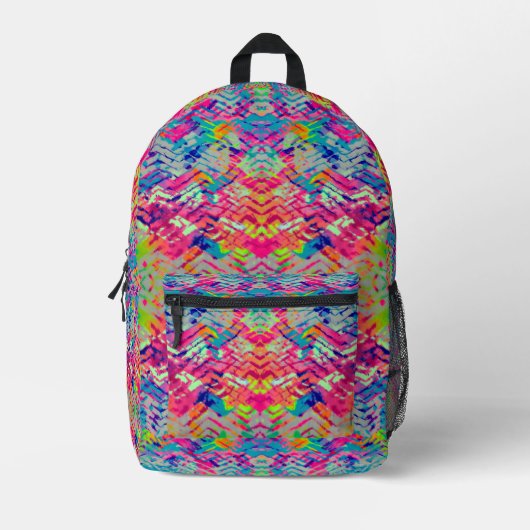 Niedliches Neondesign Bedruckter Rucksack (Vorderseite)