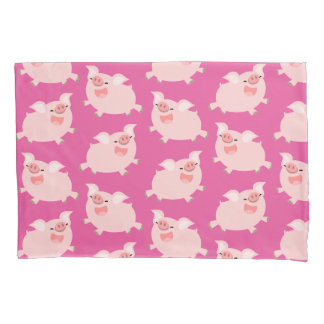 Niedliches nettes Cartoon-Schwein-Muster Kissenbezug