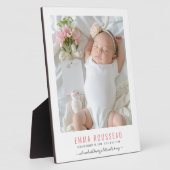 Niedliches neues Baby-Foto Fotoplatte (Seite)