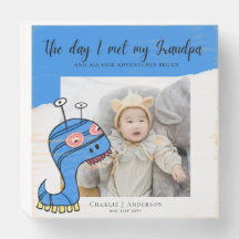 Niedliches neues Baby-FOTO-Geschenk für Großeltern